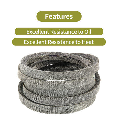 Honoyam belt mounted on mower pulley for smooth operation