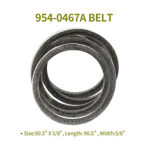 Honoyam belt width 5/8 inches provides durable drive