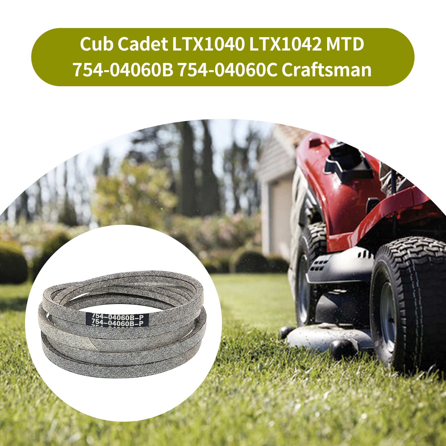 Honoyam Craftsman 42-inch belt for smooth mower drive