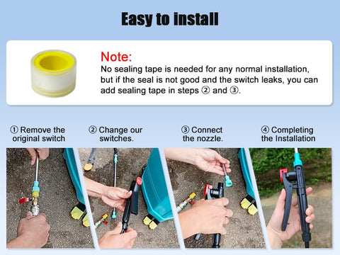 Honses wand assembly demonstrates easy upgrade for existing sprayers.