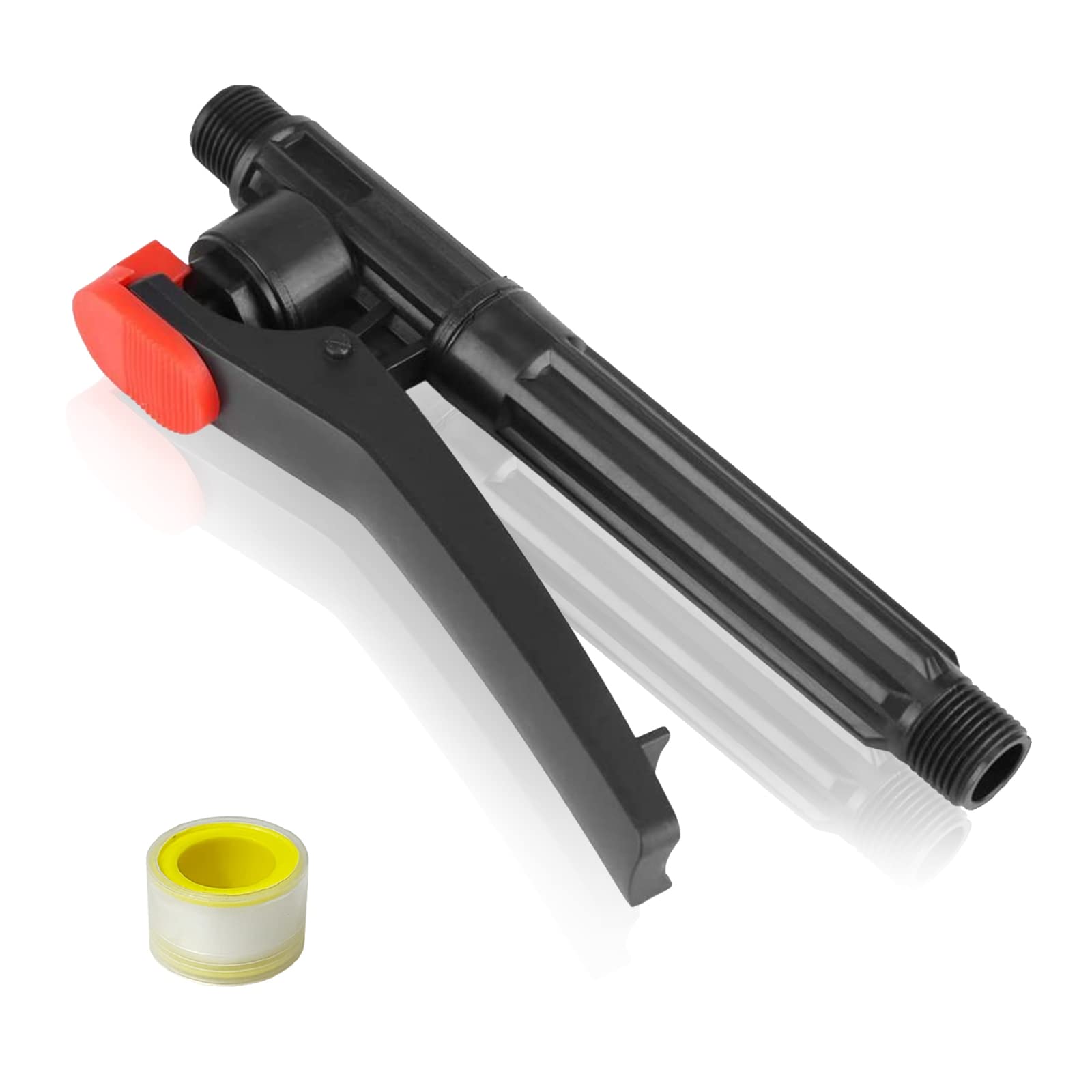 Honses pump action sprayer wand front view for precise, controlled garden watering.