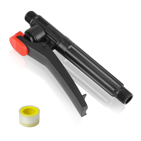 Honses pump action sprayer wand front view for precise, controlled garden watering.