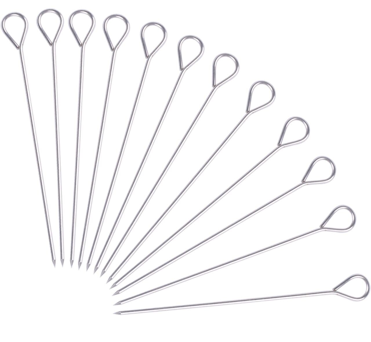 HONSHEN turkey lacers 6-inch stainless steel for secure poultry trussing.