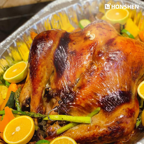 HONSHEN turkey lacers withstand heat up to 500 degrees for roasting.