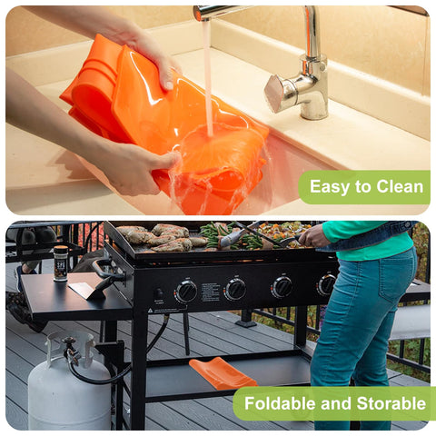 HONSREO easy cleanup after cooking with silicone mat
