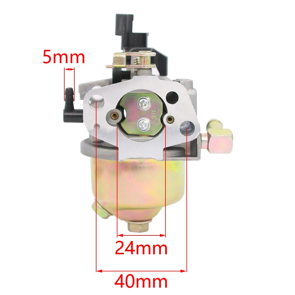 HOOAI 951-12705 carburetor for Craftsman, front view, helps smoother engine idle.