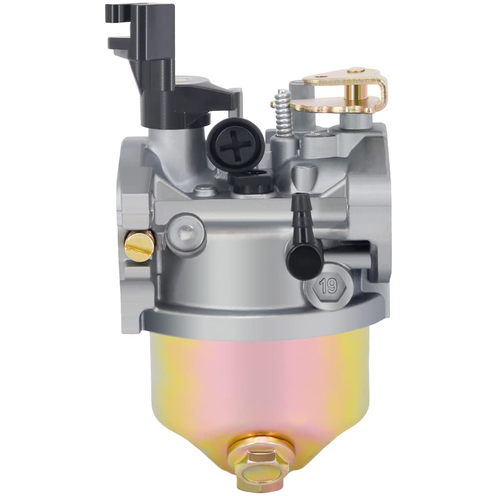 HOOAI 951-12705 carburetor with MTD/Cub Cadet compatibility, angled shot, quick installation aid.
