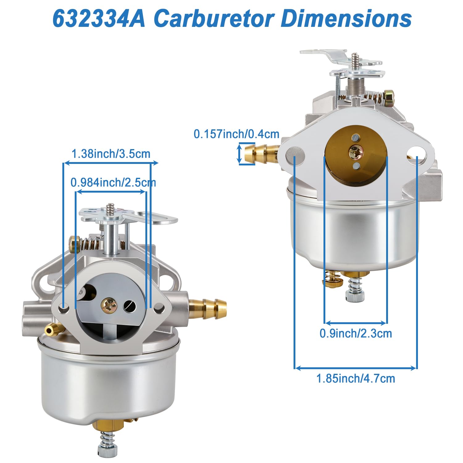 HOOAI carburetor installed on snowblower shows seamless integration