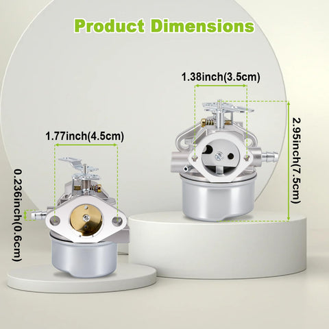 HOOAI Tecumseh snow blower carburetor, compatible replacement to reduce downtime in winter.
