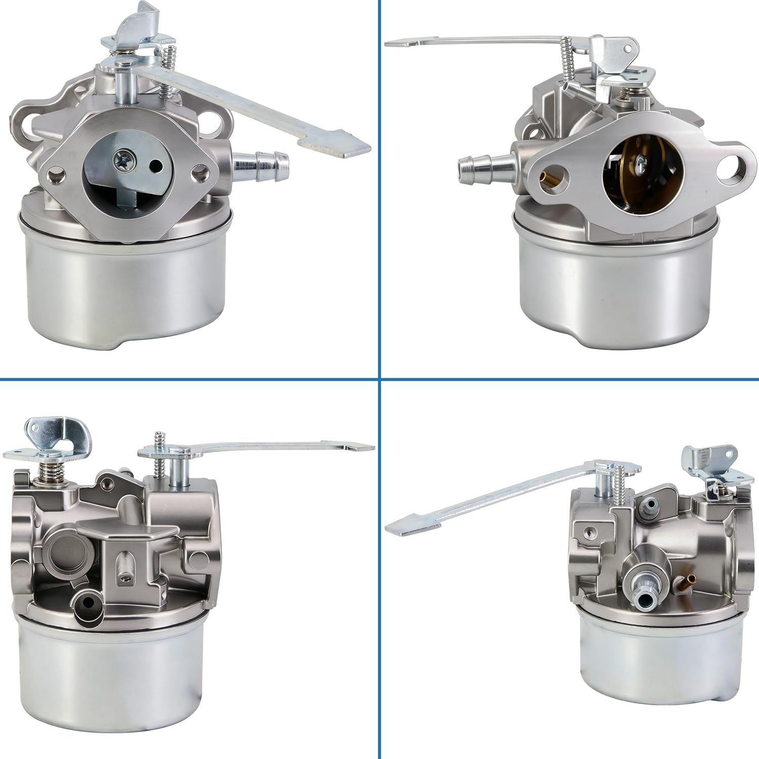 The image demonstrates broad Tecumseh compatibility with the HOOAI carburetor.
