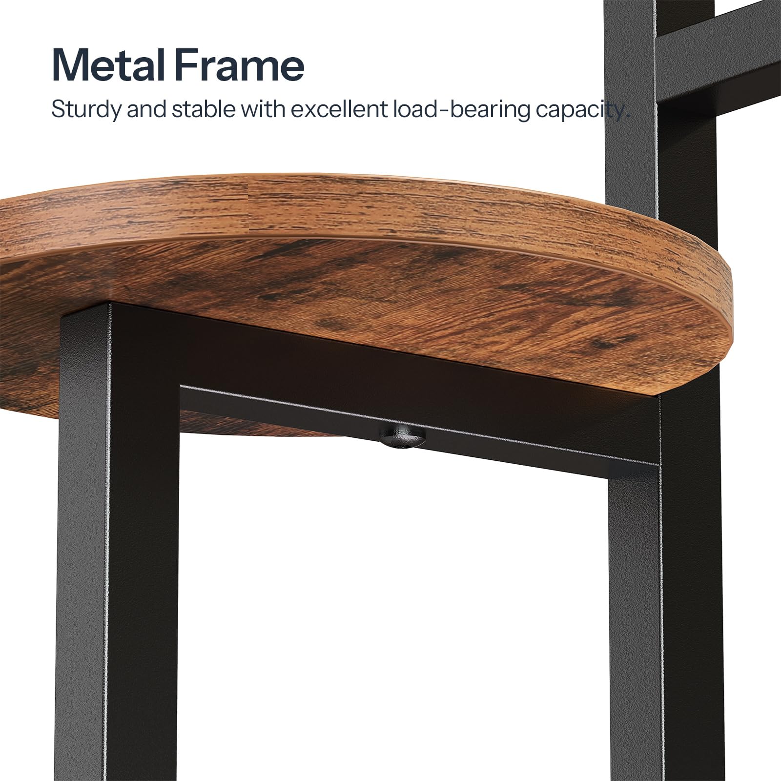 HOOBRO plant stand with anti-slip feet for stable placement on floors.