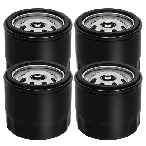 HOODELL four-pack oil filter for Kohler engines, ready for easy maintenance and reliable filtration.