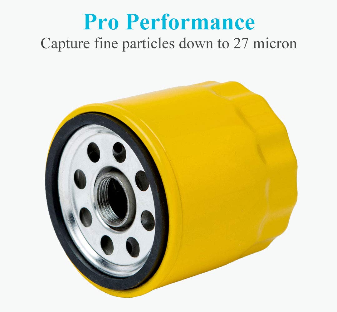 HOODELL 4-pack oil filter packaging demonstrates OEM-compatible performance