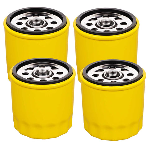 HOODELL 4-pack oil filter side view highlighting extra capacity for Kohler engines