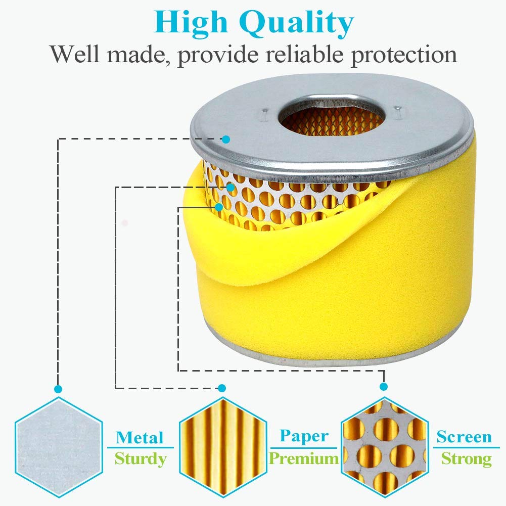 HOODELL 4-pack includes filters and pre-cleaners for convenient maintenance.