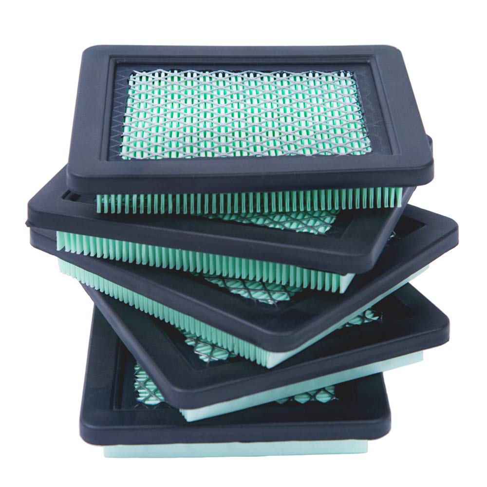 HOODELL five-pack air filter close-up showing improved seal and fit.
