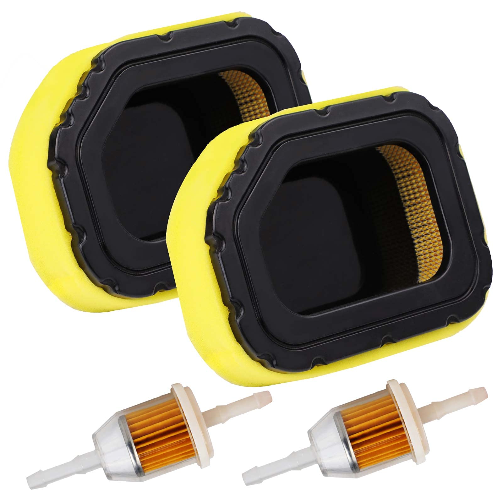 HOODELL air filter 2-pack protects Kohler Courage engines from dust and debris