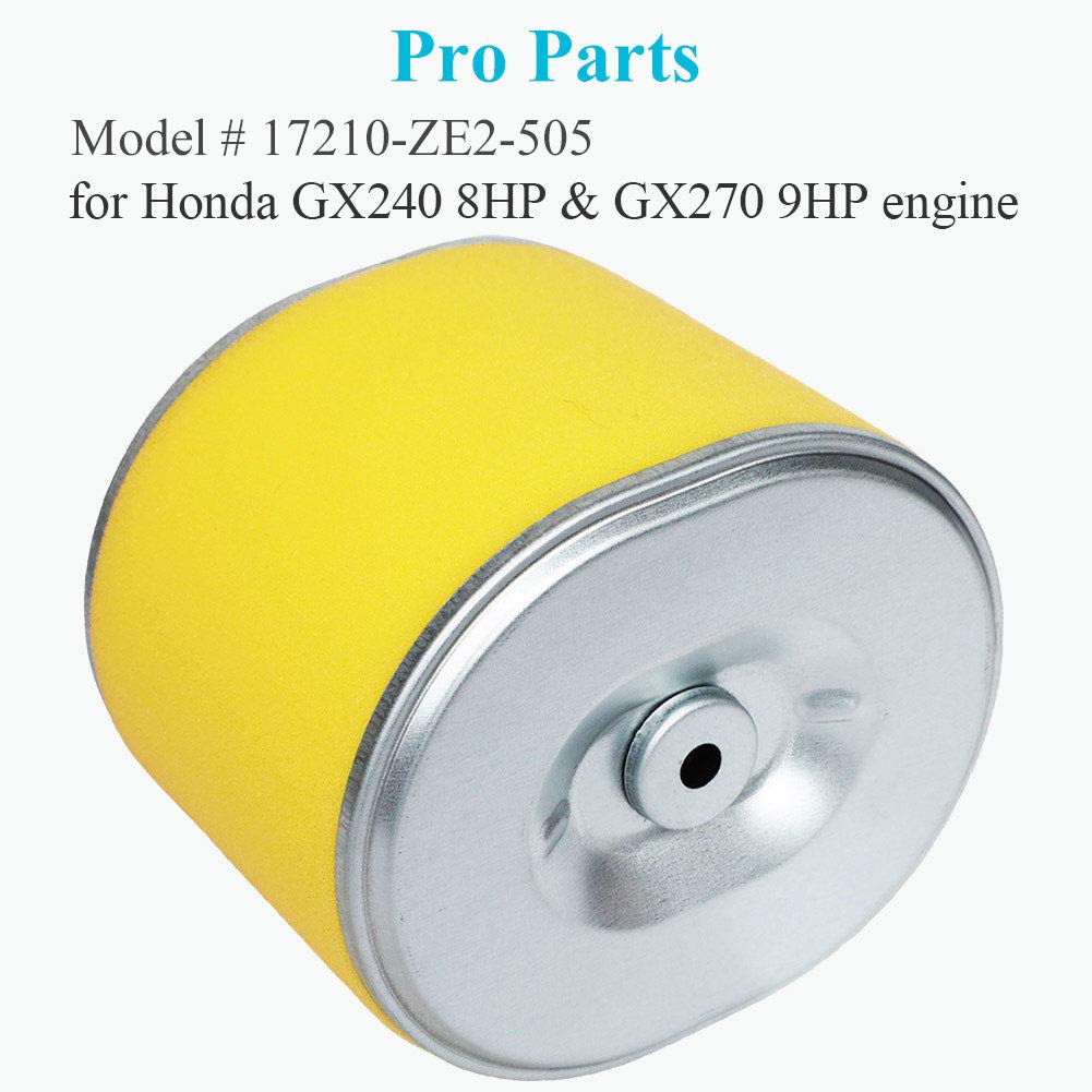 HOODELL 4-pack air filter close-up with pre-cleaner, showing dust protection features.
