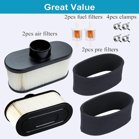 HOODELL air filter front view – clear housing and sealing surface for a tight fit.