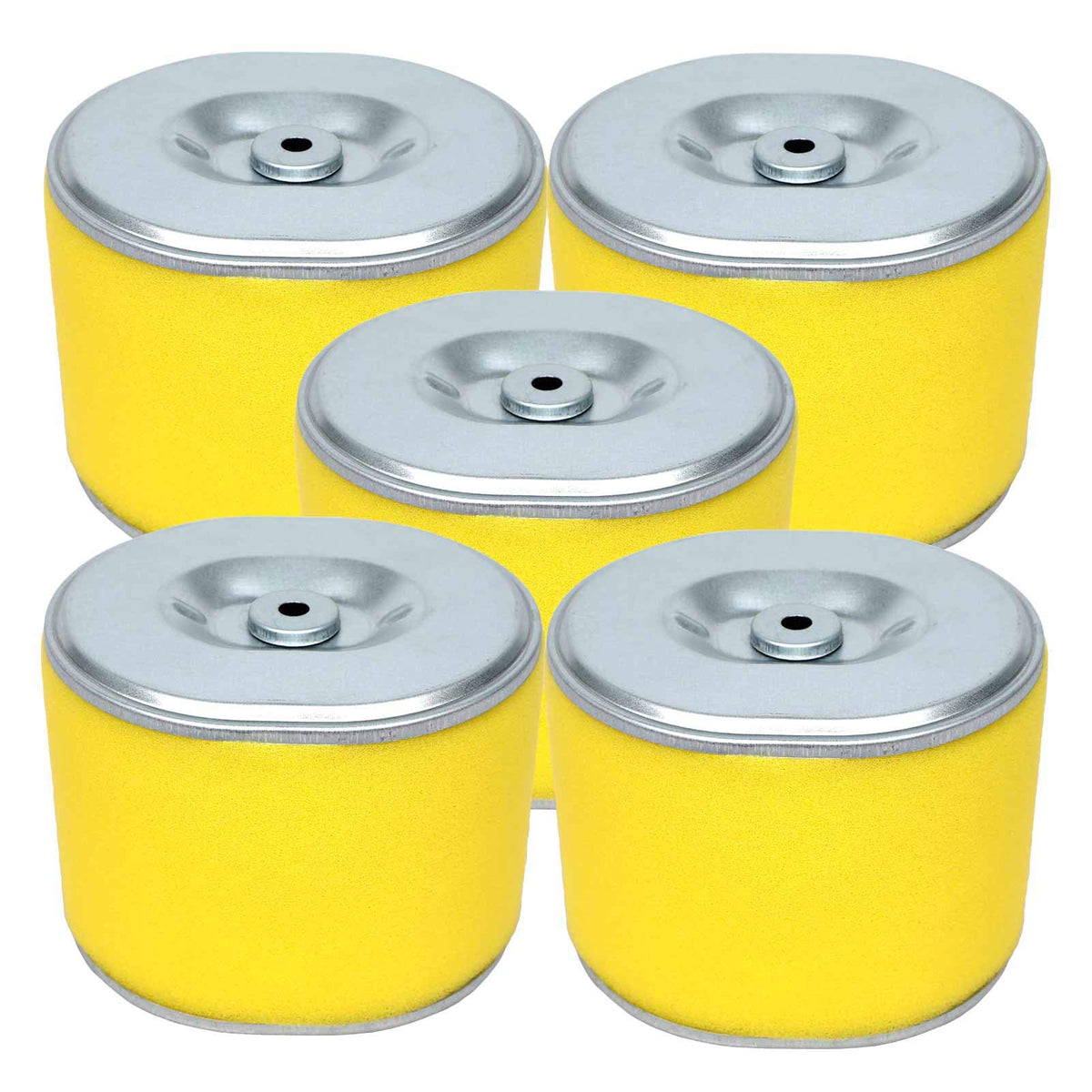 HOODELL air filter for Honda GX390 in front view, durable filtration for engine protection.