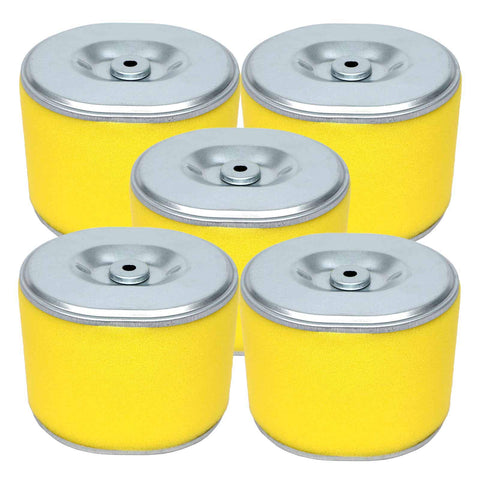 HOODELL air filter for Honda GX390 in front view, durable filtration for engine protection.