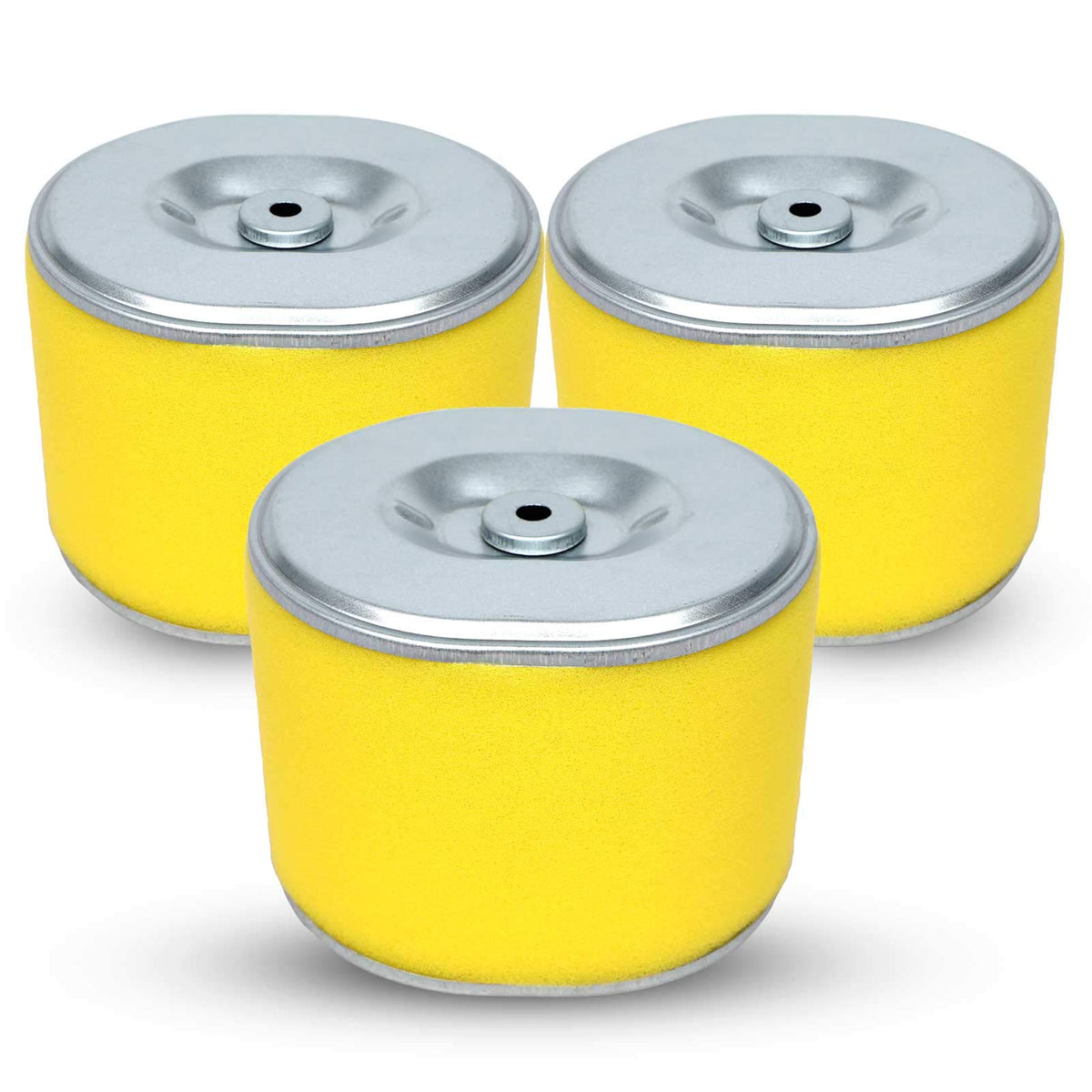 HOODELL air filter for Honda GX390 front view with a tight seal for clean operation.