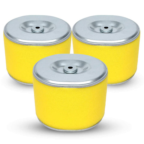 HOODELL air filter for Honda GX390 front view with a tight seal for clean operation.