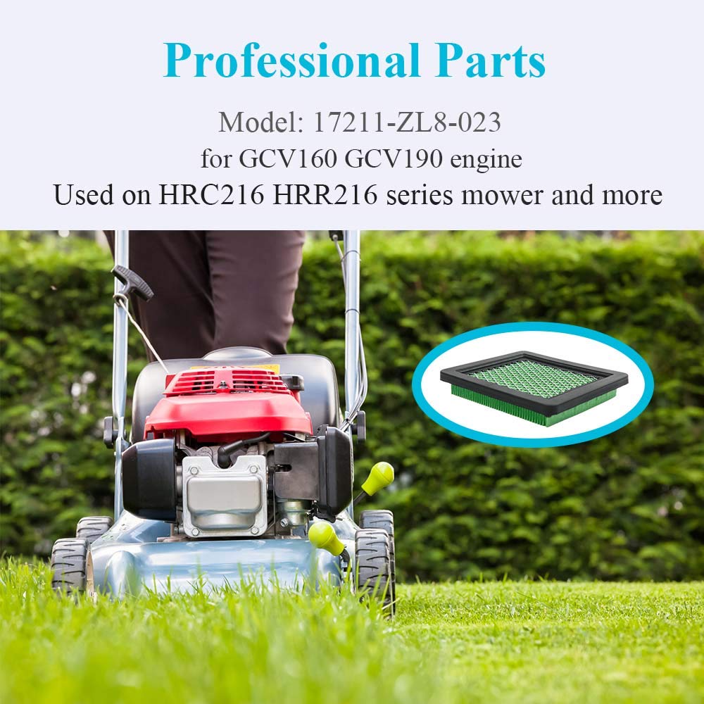 HOODELL air filter features a large filter area for improved air intake.