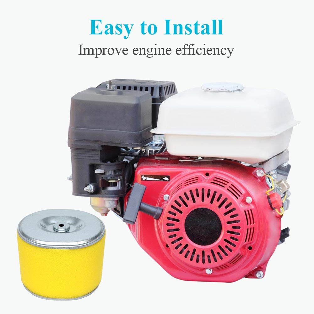 HOODELL pre-cleaner with filter – side view showing double protection against dust.