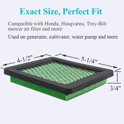 HOODELL air filter with metal stiffener maintains shape during operation.