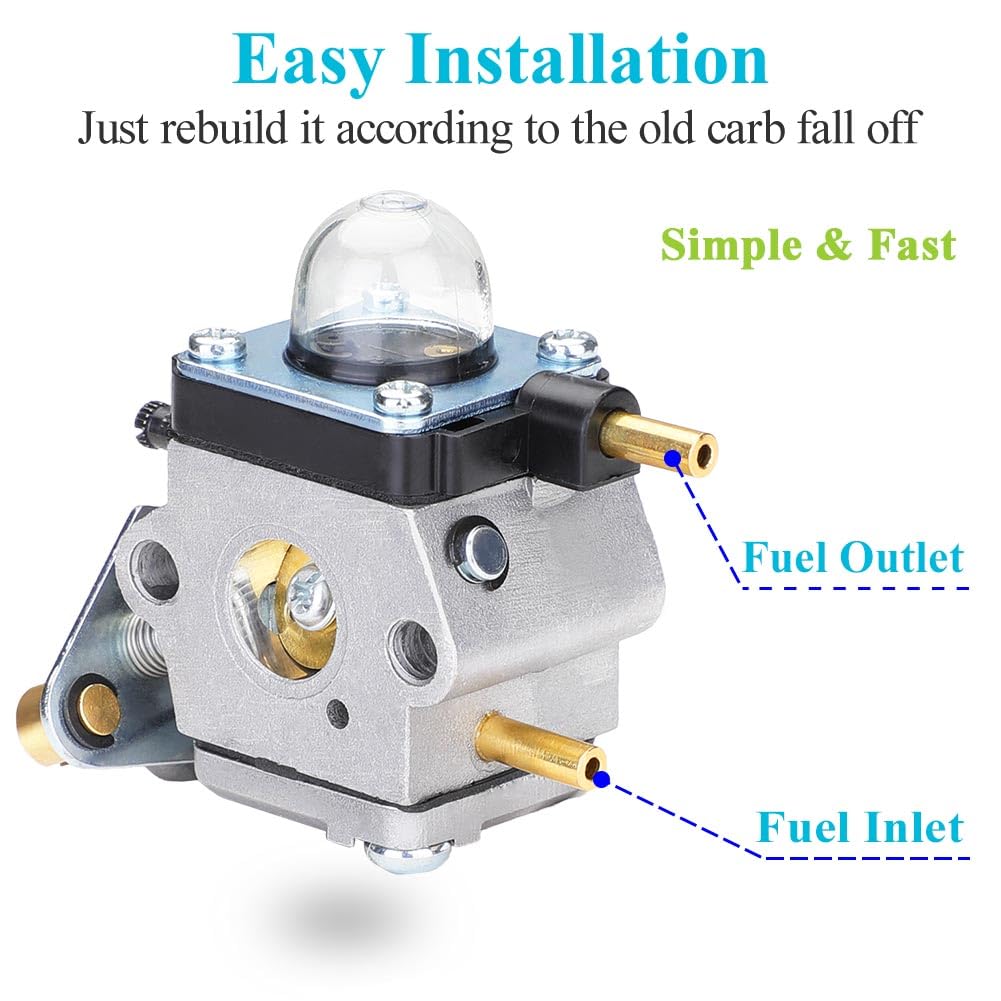 HOODELL fuel line and grommet kit improves fuel delivery for 2-cycle engines.