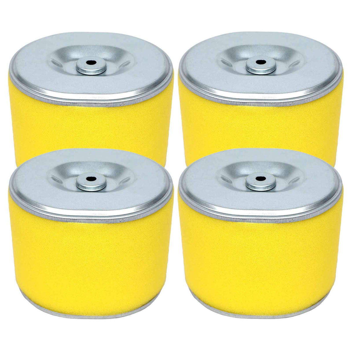 HOODELL GX270 air filter 4-pack, front view, ideal for quick maintenance on Honda engines.