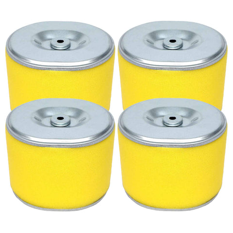 HOODELL GX270 air filter 4-pack, front view, ideal for quick maintenance on Honda engines.