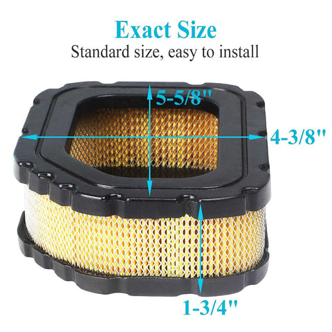 HOODELL includes two air filters and two pre-cleaners for easy replacement