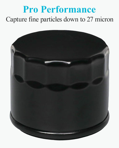 HOODELL exact-fit oil filter on Kohler engine, simplifies installation and minimizes downtime.