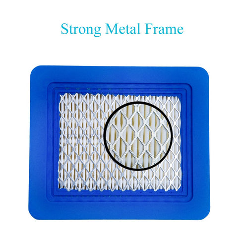 Larger filter area supports efficient air intake and engine breathing.