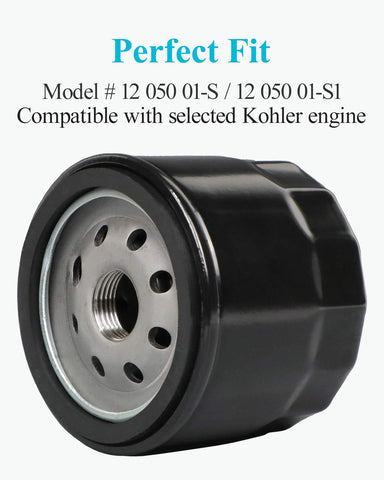 HOODELL wide-compatibility oil filter suits many lawn mowers for convenient replacements.