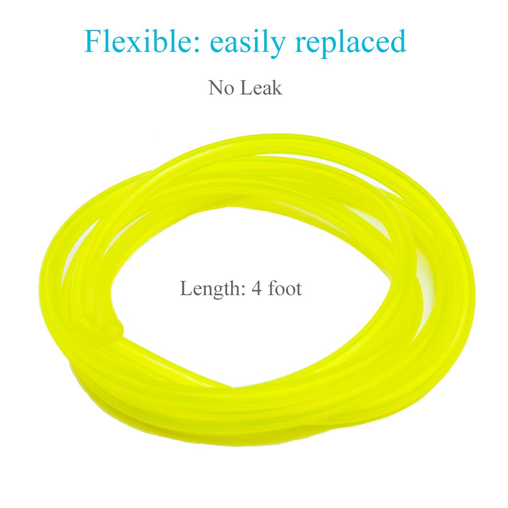 HOODELL fuel line in use on chainsaw and trimmer for reliable fuel delivery
