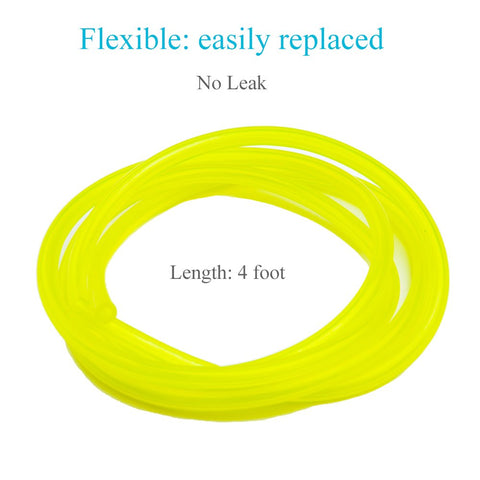 HOODELL fuel line in use on chainsaw and trimmer for reliable fuel delivery