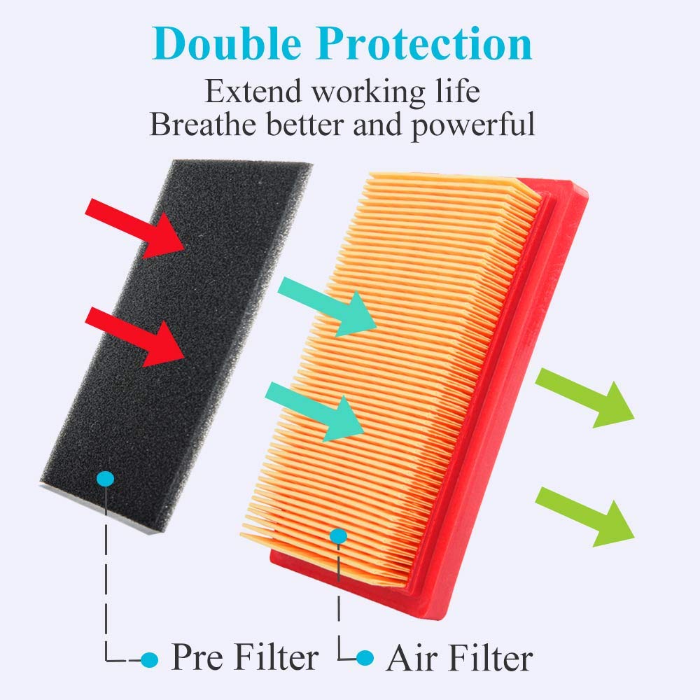 HOODELL prefilter for Cub Cadet SC100 improving dust capture and life.