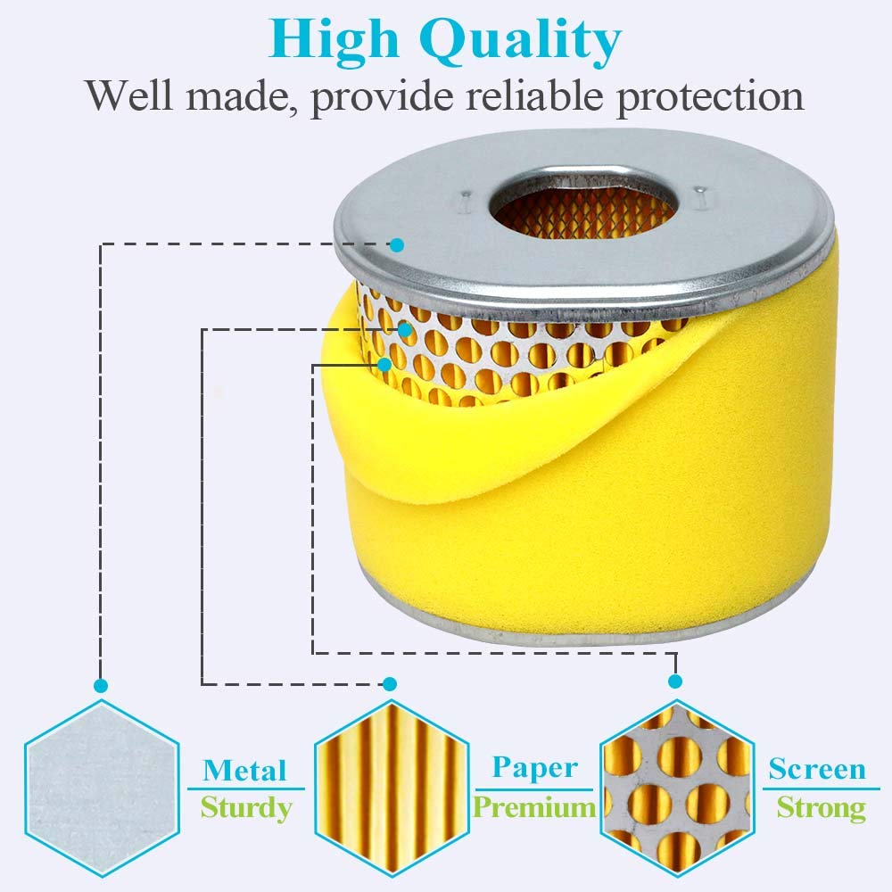 Packaging view of HOODELL GX390 air filter with pre cleaner