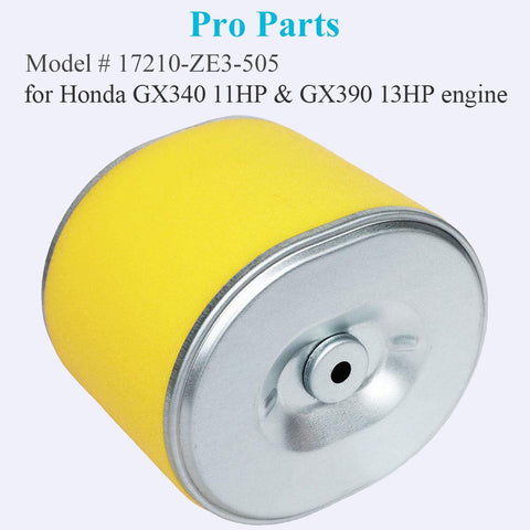 HOODELL air filter with pre cleaner included for added protection against dust
