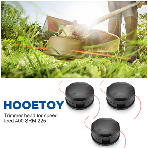 Hooetoy SRM straight shaft compatibility head for Echo SRM models