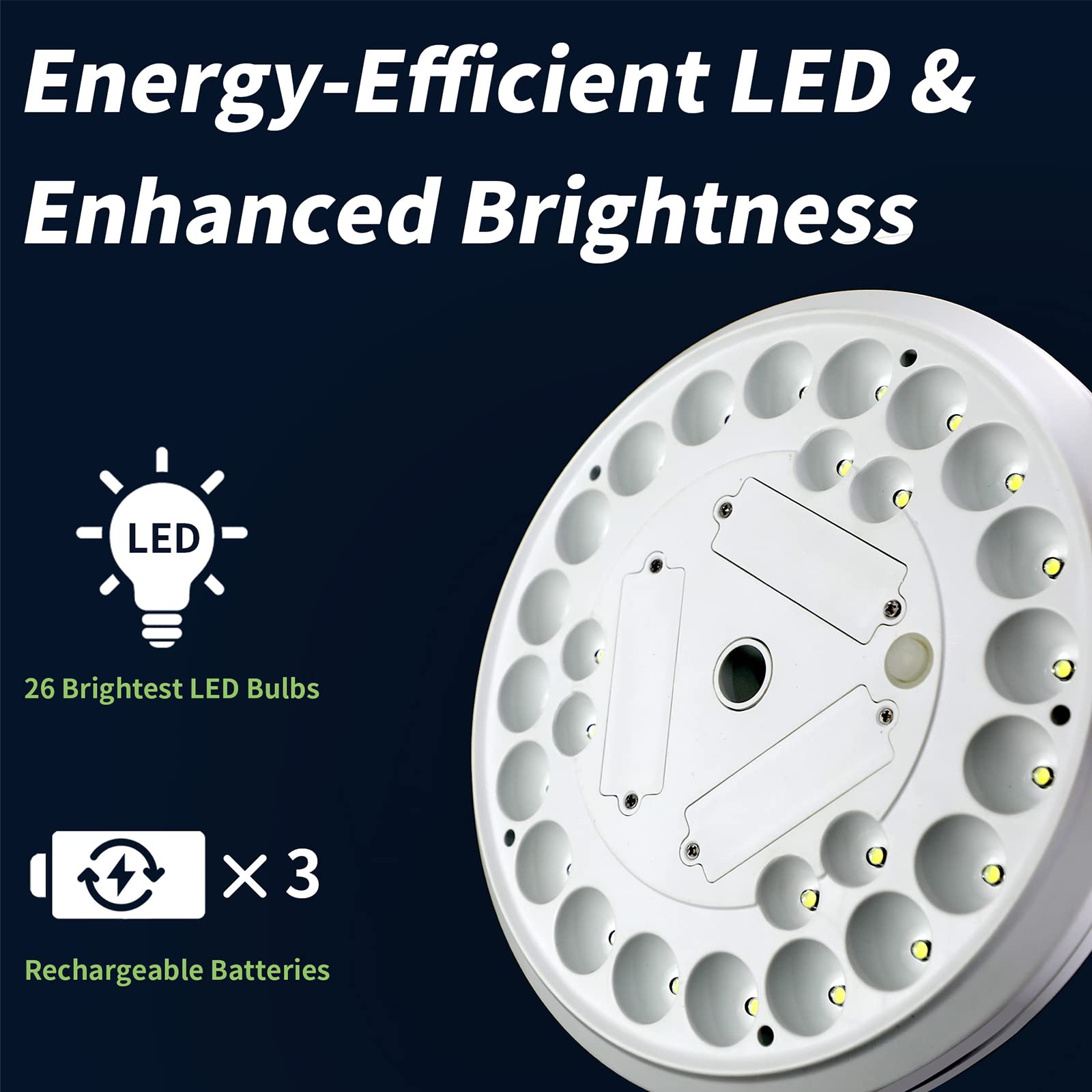 Two brightness modes on HOOPLE flag light for flexible nighttime mood.