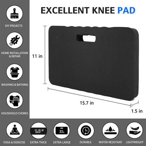HOOPLE kneeling pad extra thick 1.5 inch cushion detail