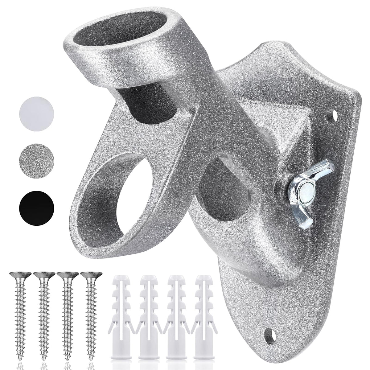 HOOPLE flag pole holder on exterior wall for durable outdoor display