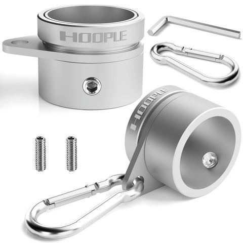 HOOPLE flag pole rings with 360° anti wrap swivel for flutter-free flags.