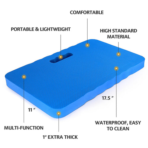 HOOPLE large kneeling pad supports knee protection during cleaning and DIY projects.