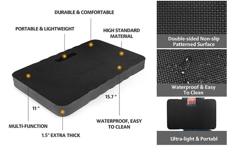 HOOPLE kneeling pad waterproof material ready for outdoor use