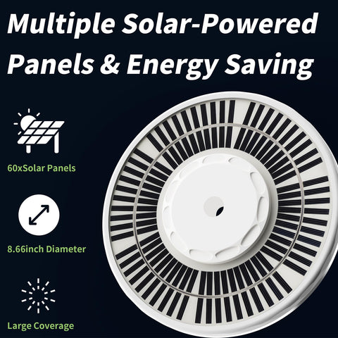 HOOPLE Solar Flag Light with bright LEDs for nighttime visibility
